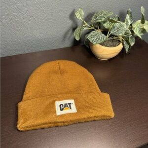 Caterpillar Cat Unisex Mens Womens Fold Over Fisherman Beanie One Size OS